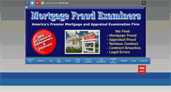 Desktop Screenshot of mortgagefraudexaminers.com